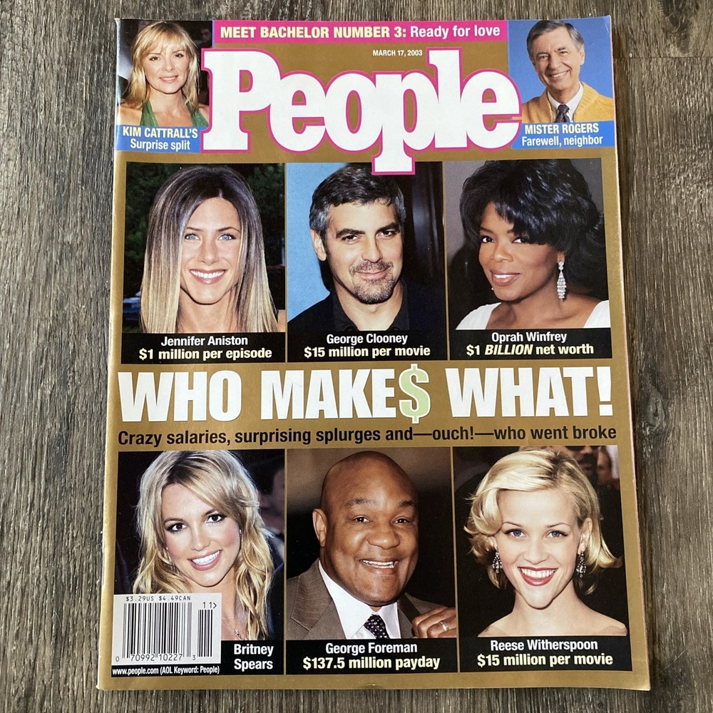 People Magazine March 17 2003 Who Makes What/Mister Rogers Farewell Cover